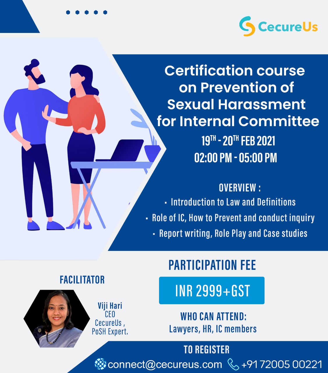 Certification Course On Prevention Of Sexual Harassment For Ic Prevention Of Sexual Harassment 